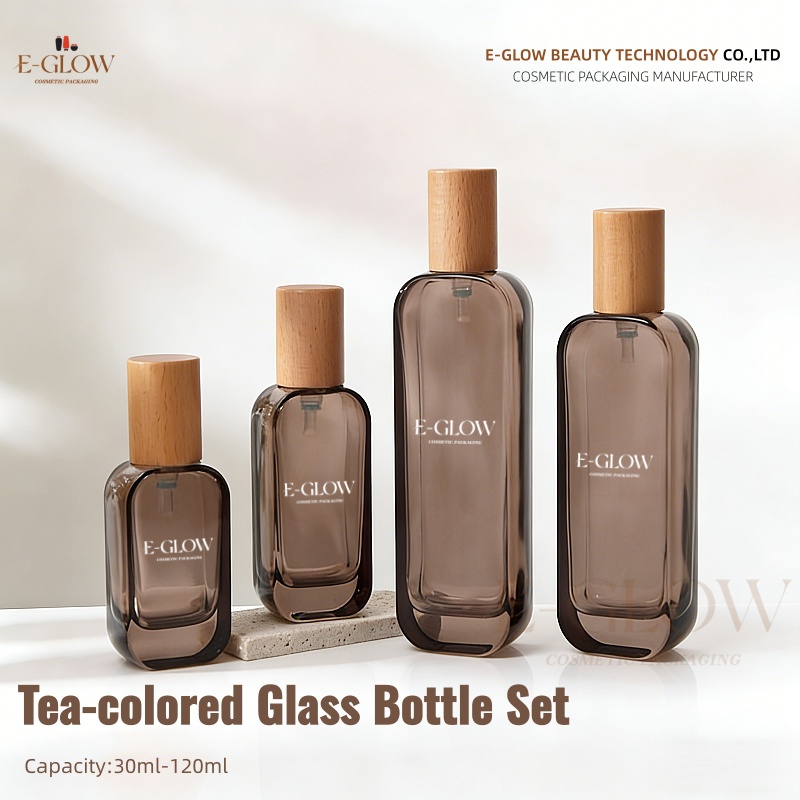 Luxury Skincare Bottles - 【Logo Custom】1Pcs Luxury Flat Square 50Ml