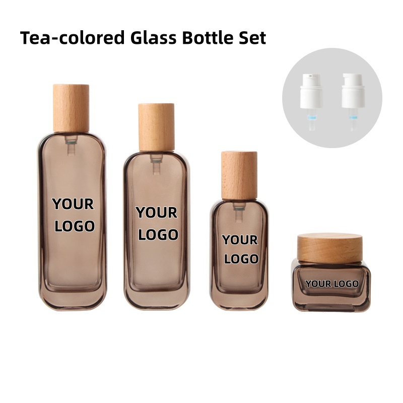 【Logo Custom】1Pcs Luxury Flat  - Luxury Skincare Bottles review and price