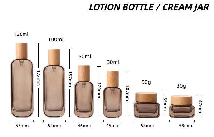 【Logo Custom】1Pcs Luxury Flat  - Luxury Skincare Bottles review and price