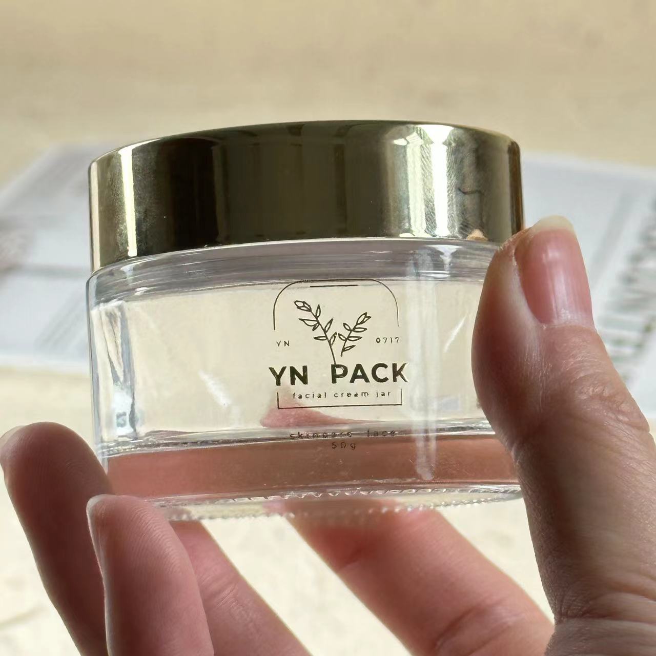luxury glass jar Wholesa frost - Luxury Skincare Bottles review and price