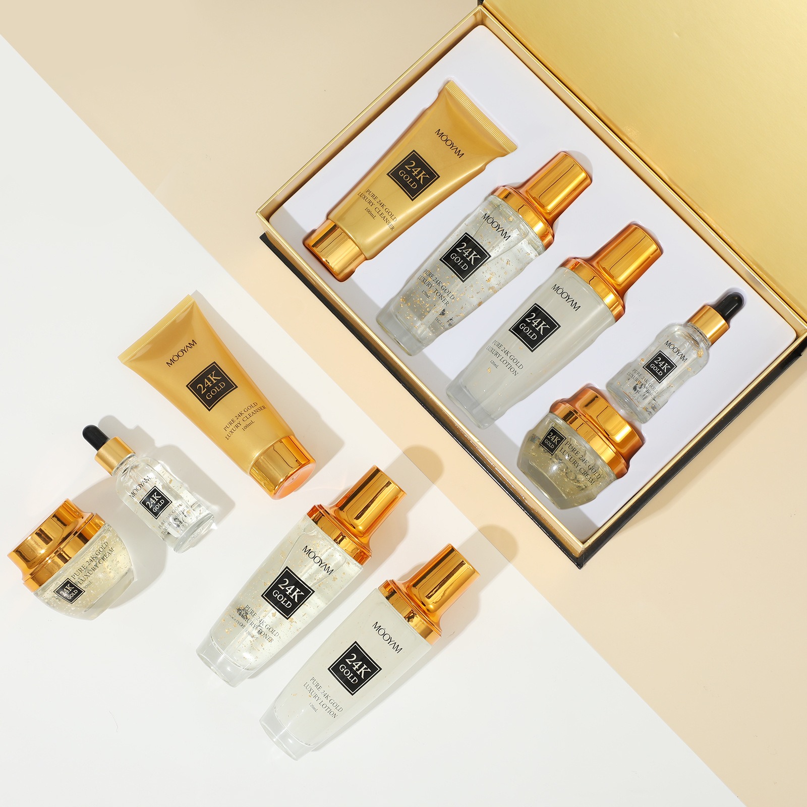 24K Gold LUXURY Moisturizin An - Luxury Skincare Line review and price