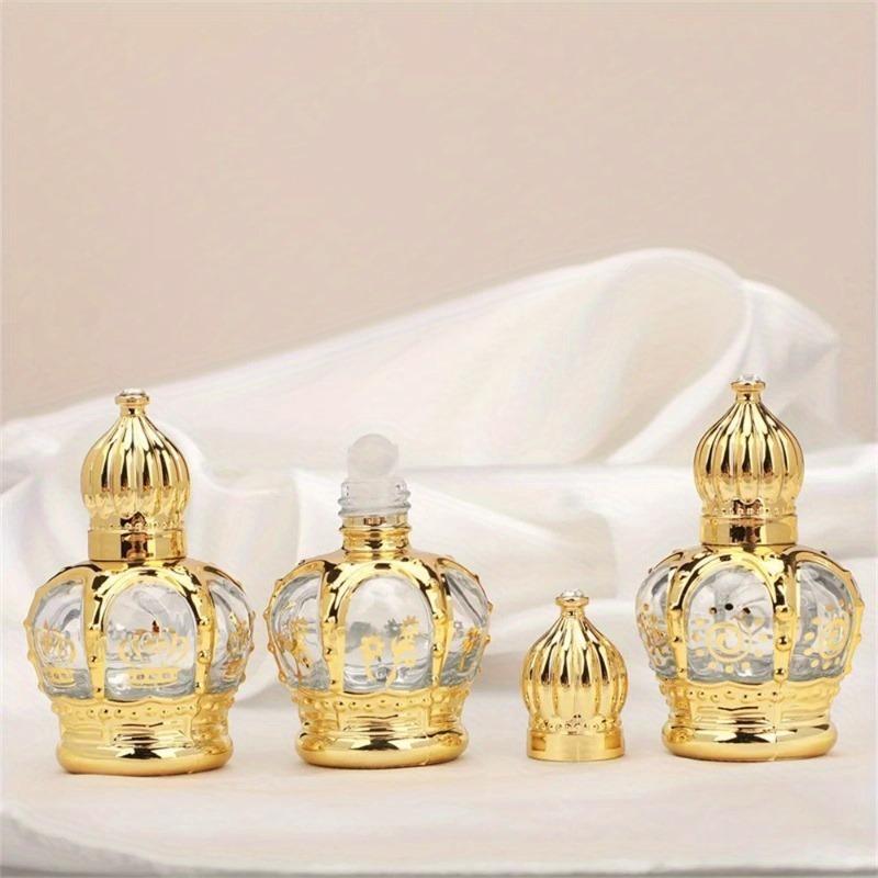 4pcs/set Luxury Golden Essenti - Luxury Skincare Bottles review and price